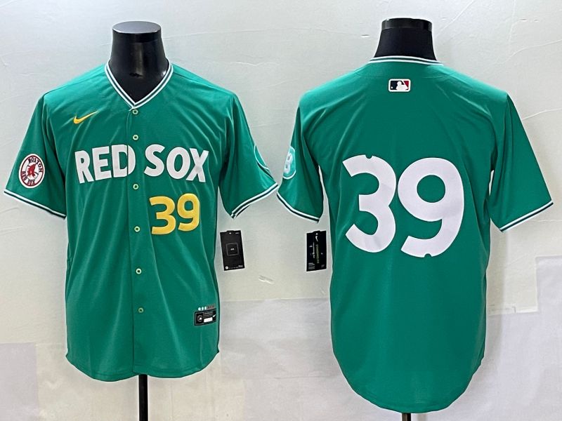 Men 2025 Boston Red Sox #39 No Name Dark Green Joint Name Nike MLB Jersey style 7->detroit tigers->MLB Jersey